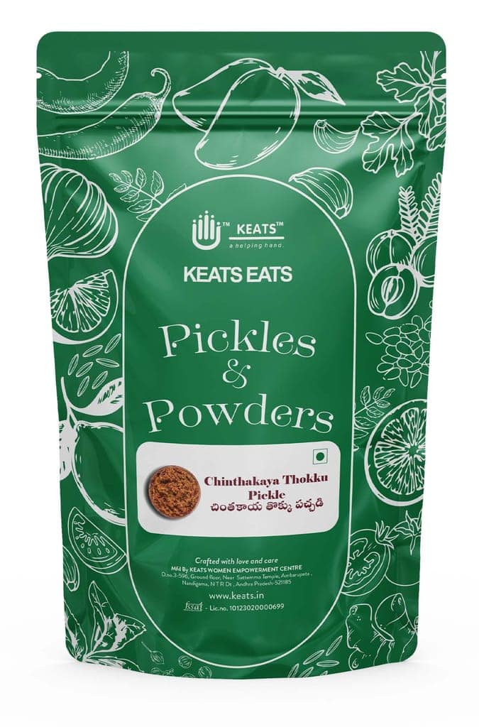 KEATS EATS Chinthakaya Thokku Pickle - Authentic Andhra Taste