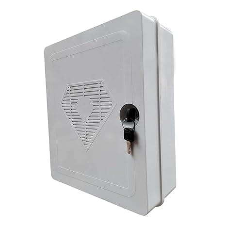 Unitech Rack for CCTV DVR/NVR/POE Switch and CCTV SMPS Smart Management with Power Socket Ideal for 4/8 Channel CCTV System for Both Indoor and Outdoor Purpose