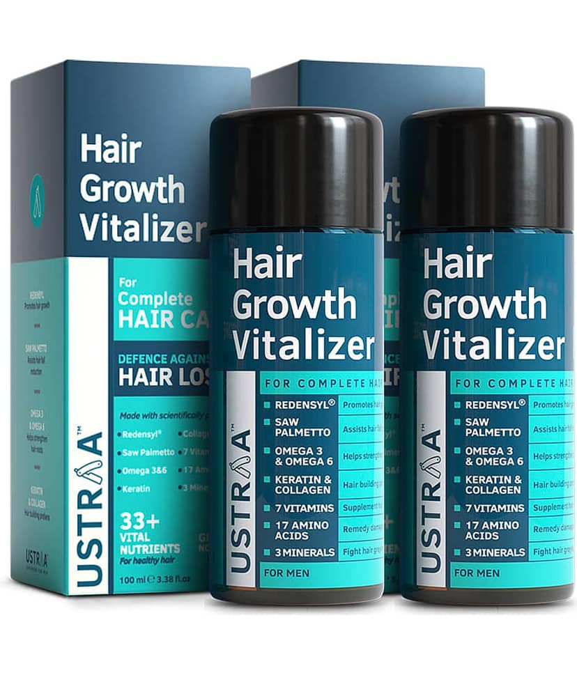 Ustraa Hair Growth Vitalizer - 100ml (Set of 2)
