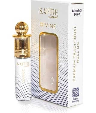 SAFIRE DIVINE ATTAR (COMBO PACK 6ML*2) ROLL-ON PERFUME OIL FOR MEN AND WOMEN