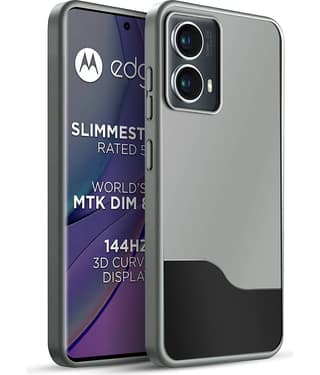 BIG WINGS Shock Proof Case Compatible For Polycarbonate Motorola G85 5G ( Pack of 1 )