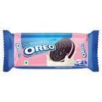 Cadbury Oreo Strawberry Creme Flavoured Sandwich Biscuits 43.75g