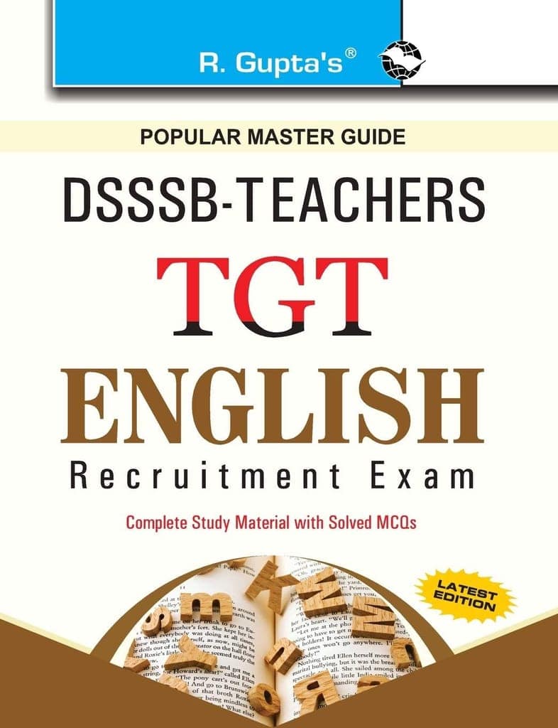 DSSSB: English (TGT) Teachers Recruitment Exam Guide (R-1321)
