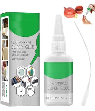 Universal Super Strong Instant Glue,Quick Dry Welding, High Strength Oily Glue, Waterproof Quickly Repair Glue Applied to Plastic,Wood,Metal, Glass,Shoes (50g.)