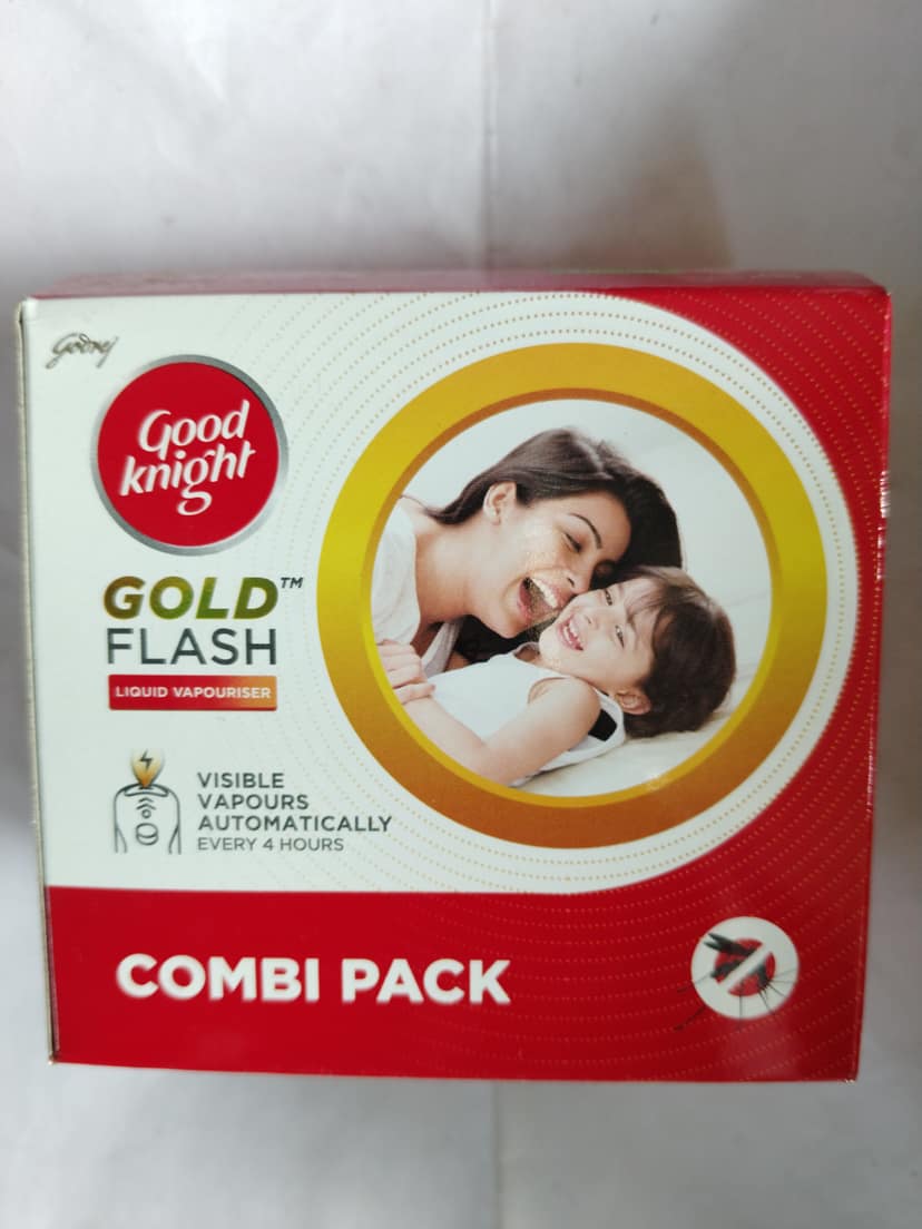Good Knight Goldth Flash Liquid vapouriser Combi pack 45ml refill+machine