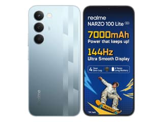 Realme Narzo 100 Lite 5G Smartphone, 6GB RAM, 128GB Storage - Frost Silver