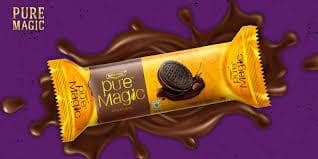 Britannia Pure Magic Creme Biscuits - Choco, 100 G Pouch