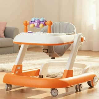 StarAndDaisy Baby Walker for 6-18 Month Baby Boy & Girl, Baby Walkers for 6-18 Month Baby Boy, Walker for Kids for 6 to 18 Months, Adjustable Height Baby Walker, 360 Wheels , Food & Toy Tray, Safety Stopper, Speed Control StarAndDaisy Baby Walker for 6-1