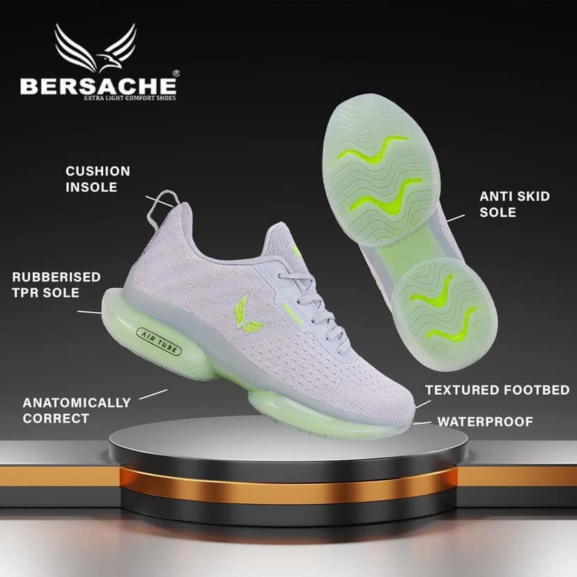 Bersache Premium Sports ,walking,Gym,cricket, Trending Running Shoes For Men's view 5