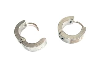 1 Pair Mens Jewellery Silver Studs Earring/Earring for Men/Boys/Boyfriend.