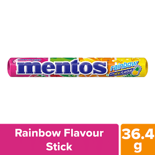 Mentos Chewy Dragees - Rainbow Assorted Flavour, 36.4 g