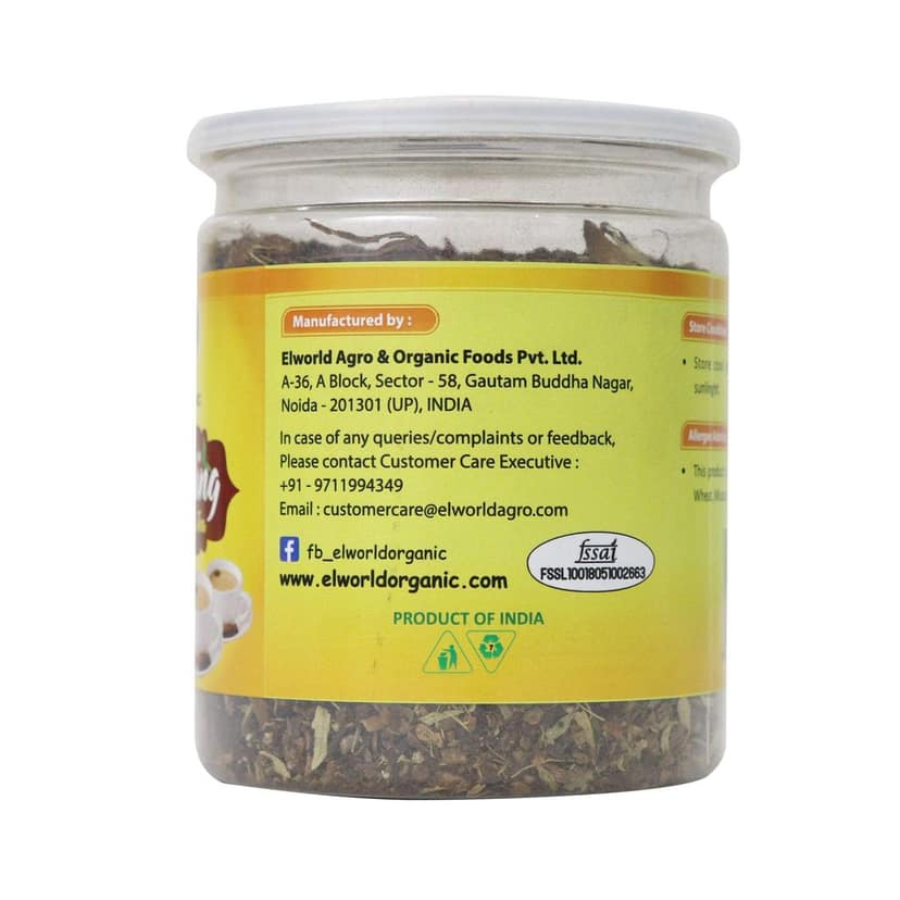 ELWORLD AGRO & ORGANIC FOOD PRODUCTS Darjeeling Masala Tea (Rainforest Alliance Black Tea And Certified Organic Spices)- 200G view 4