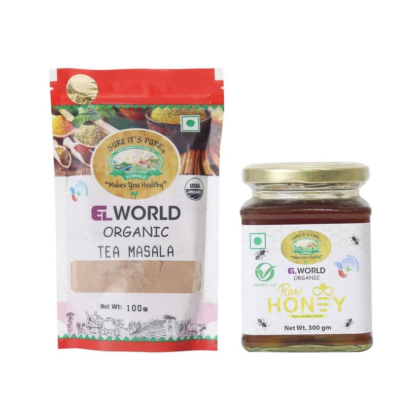 ELWORLD AGRO & ORGANIC FOOD PRODUCTS Darjeeling Masala Tea (Rainforest Alliance Black Tea And Certified Organic Spices)- 200G view 5