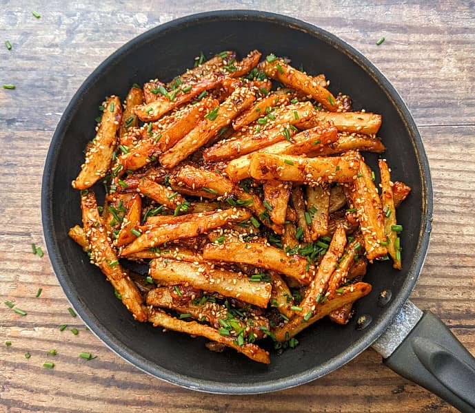 Honey chilly potato