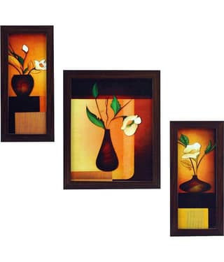 Indianara Synthetic Painting With Frame