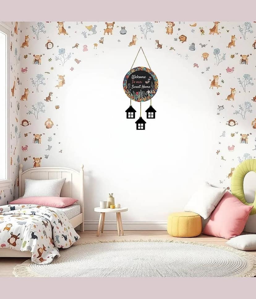 Welcome wall hanging for home decoration door hanging living room decor view 2