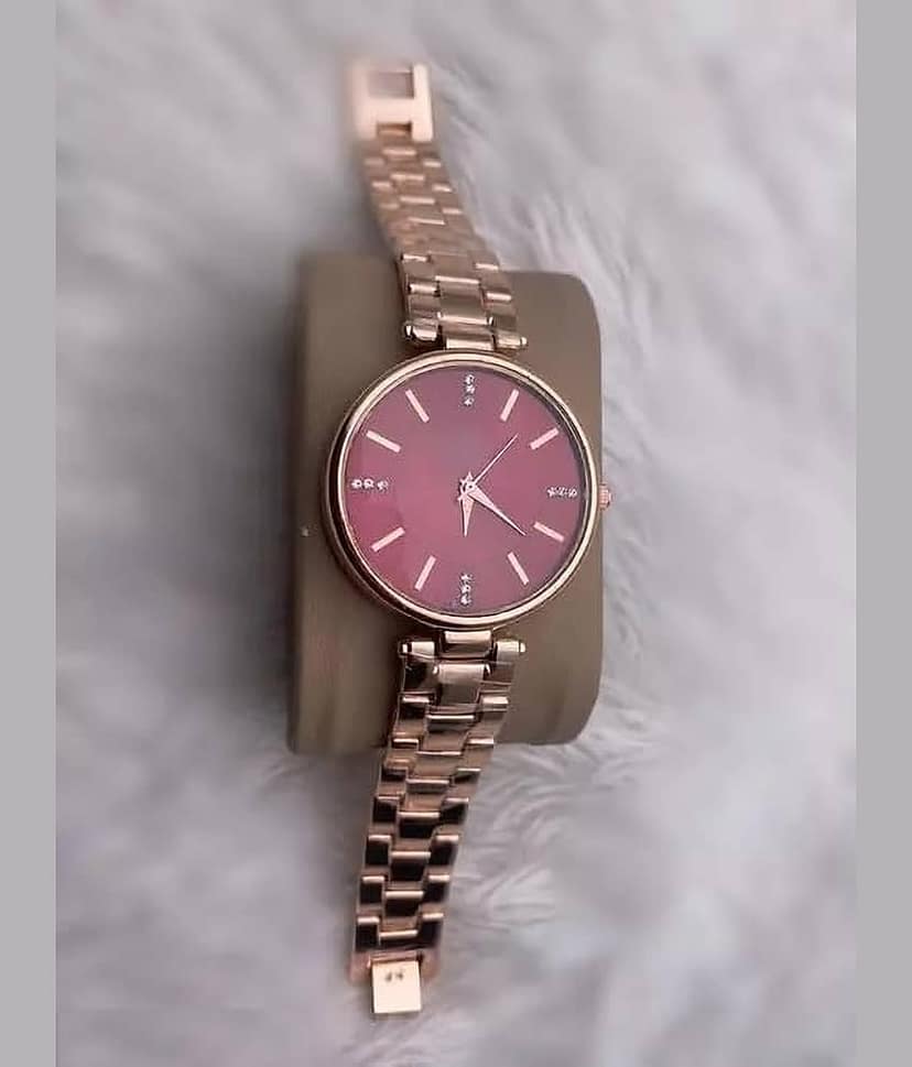 Trex Rose Gold Stainless Steel Analog Womens Watch view 2
