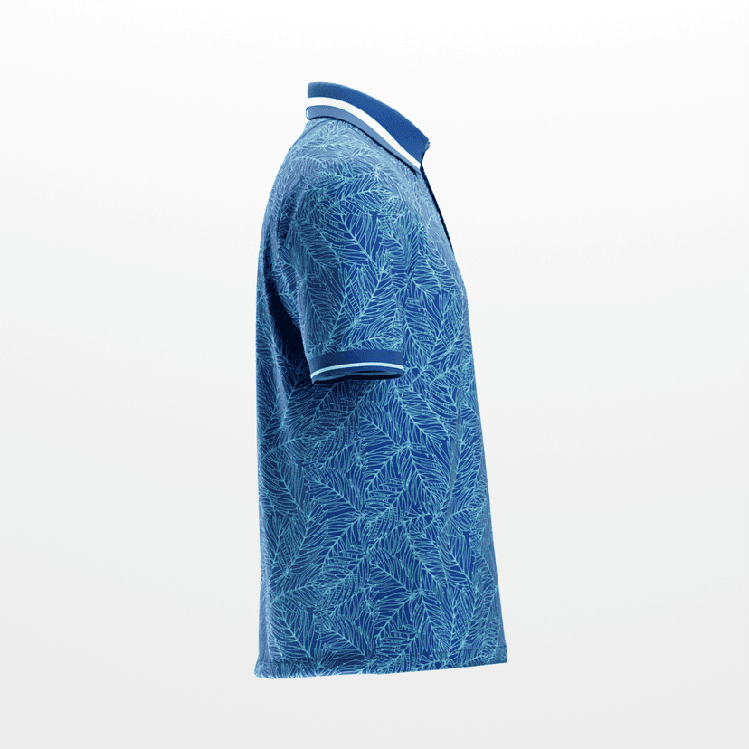 AH Blue Forest Classic Polo view 4
