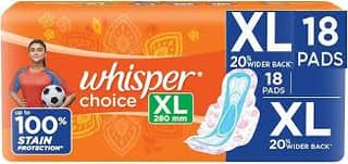 WHISPER EXTRA LONG XL 18PADS