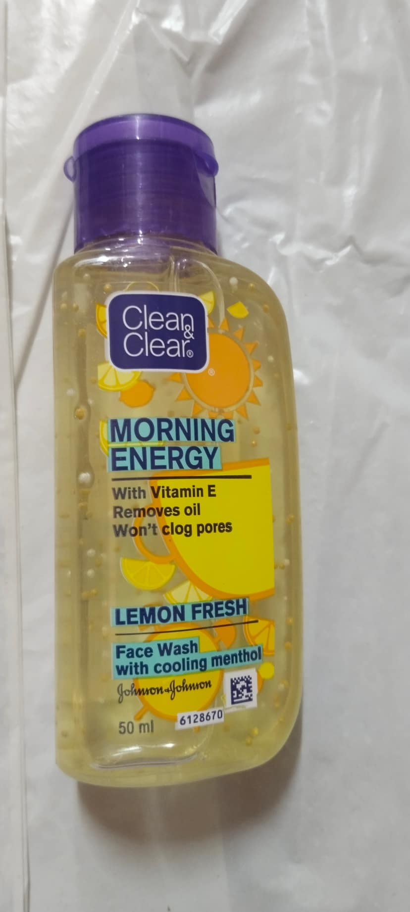 Clean Clear Morning Energy Lemon fresh Face wash