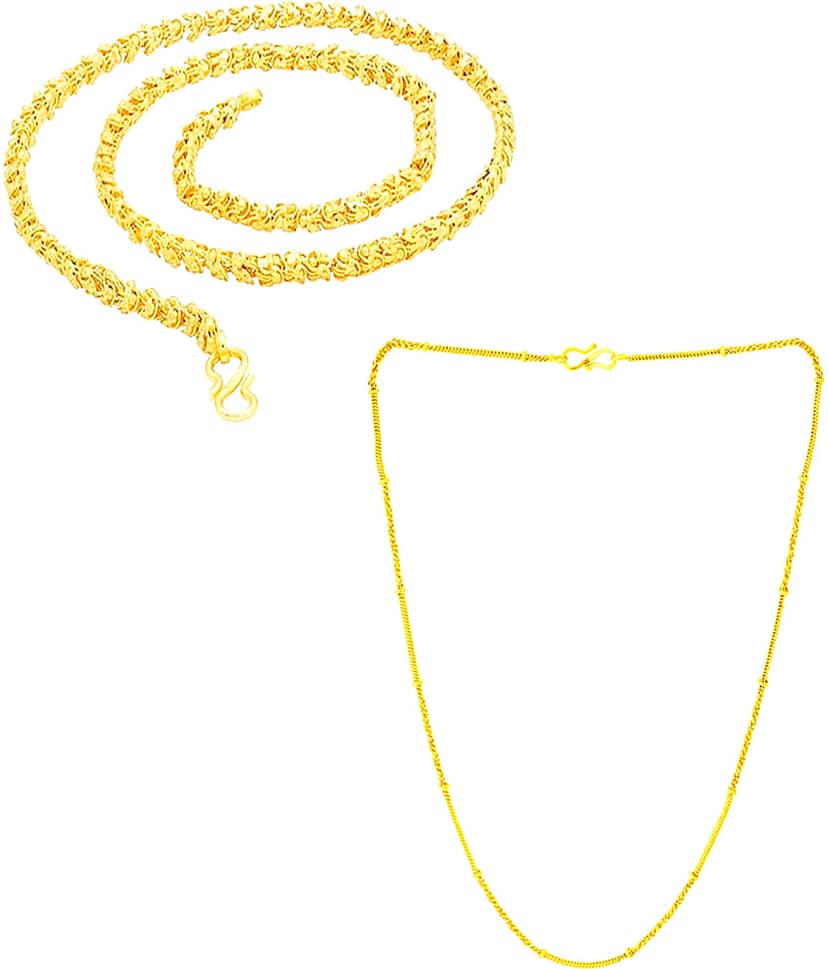 KRIMO Gold Plated Chain ( Set of 1 )