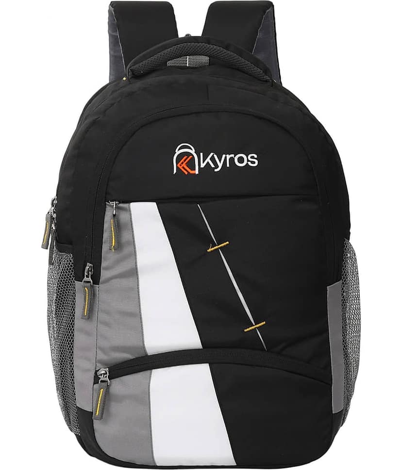 Kyros Black Polyester Backpack ( 35 Ltrs )