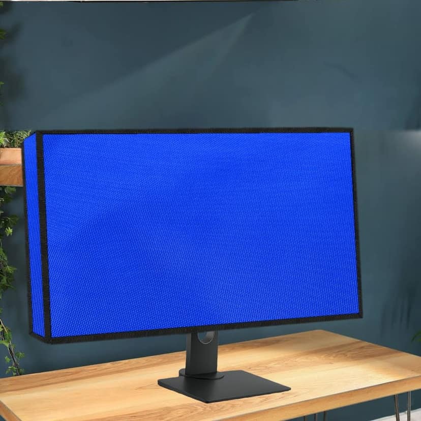 PalaP Super Premium Dust Proof Monitor Cover for BENQ 24 inches Monitor (Bright Blue) view 5