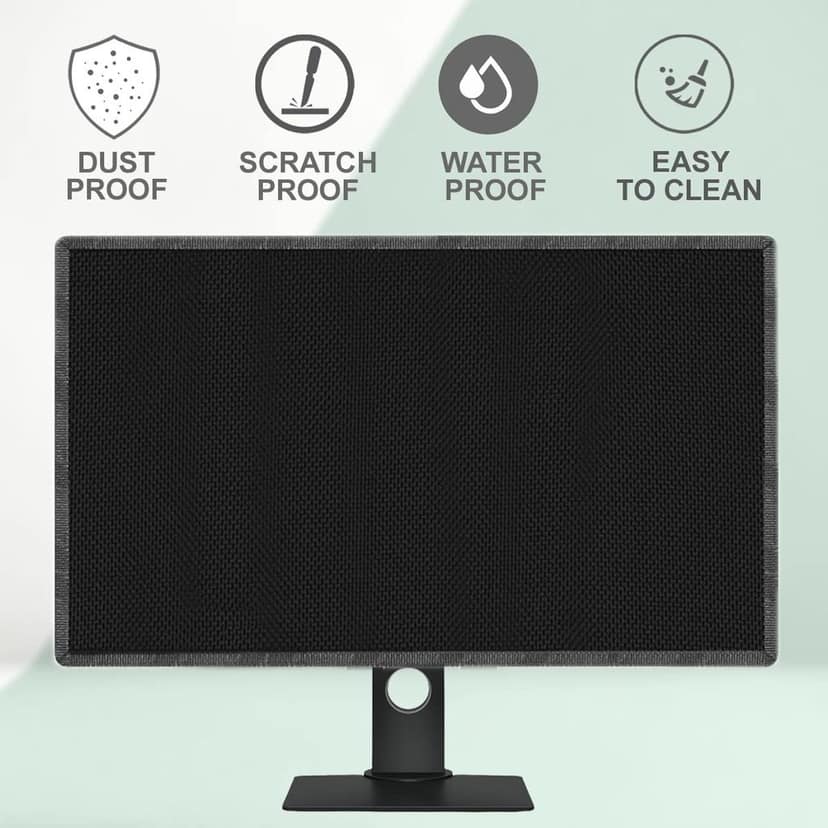 PalaP Super Premium Dust Proof Monitor Cover for LG 29 inches Monitor (Black) view 6