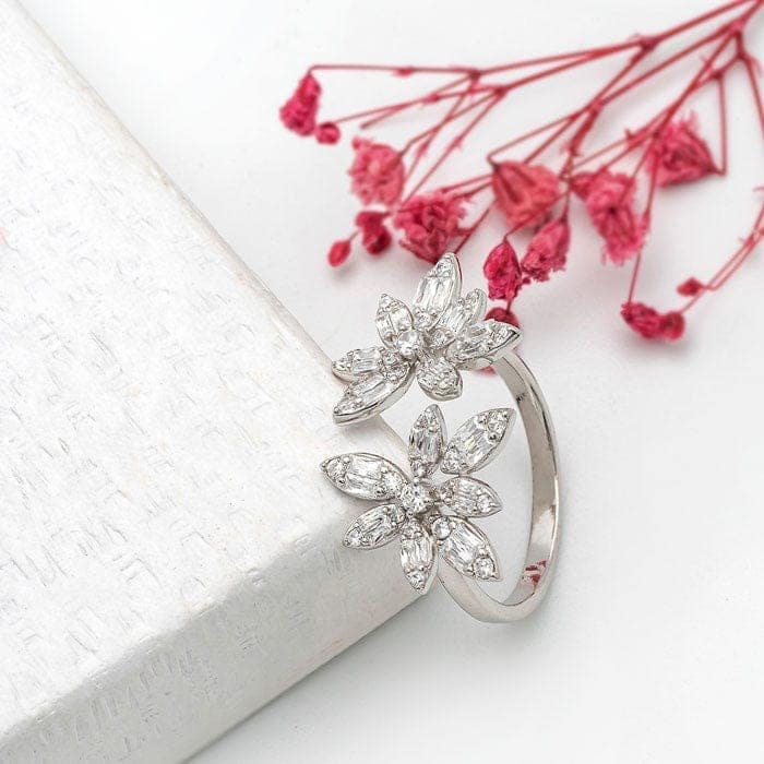 Silver Blooming Ring view 3