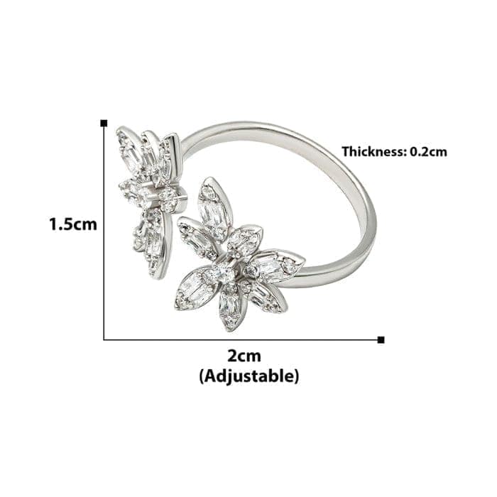 Silver Blooming Ring view 4