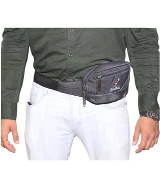 Goodluck Polyester Grey Pouch