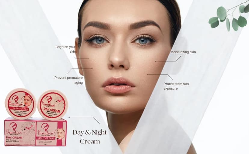 Beautica Advanced Skin Whitening Cream with Coconut Extracts for Day and Night, 30gm view 4