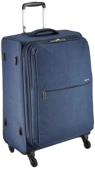 ECHOLAC Polyester 72 cms Blue Softsided Check-in Luggage (CT807)