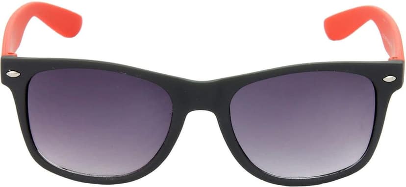 Hrinkar Unisex Round Sunglasses Violet & Red Frame, Grey Lens (Large) - Pack of 2 view 3