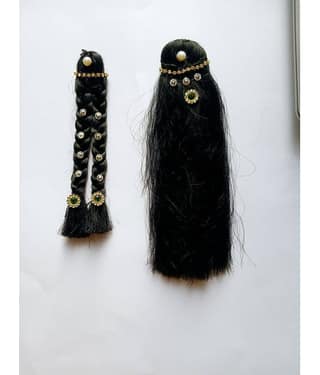 Cherry Tree Radha Ji Black Fiber Jewellery ( Pack of 1 )