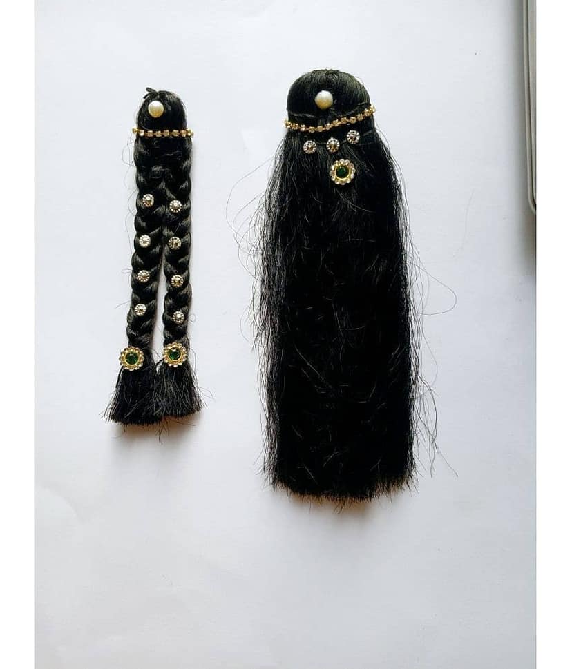 Cherry Tree Radha Ji Black Fiber Jewellery ( Pack of 1 )
