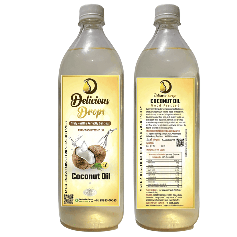 WOOD PRESSED COCONUT OIL 500 ML view 4
