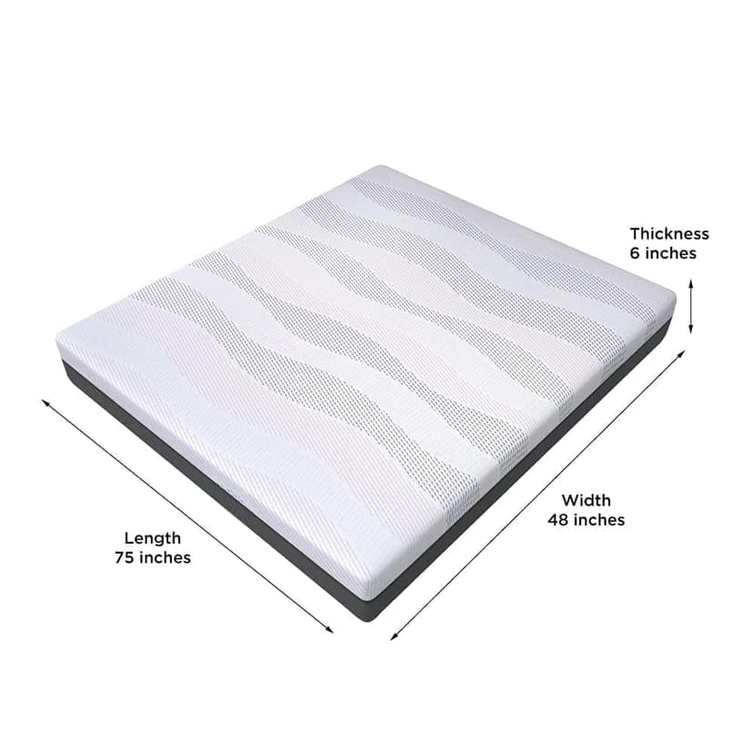 Centuary Mattresses Sleepables 6 Inch Bonnell Spring King/Queen/Double/Single Size Mattress with Antimicrobial Foam view 2