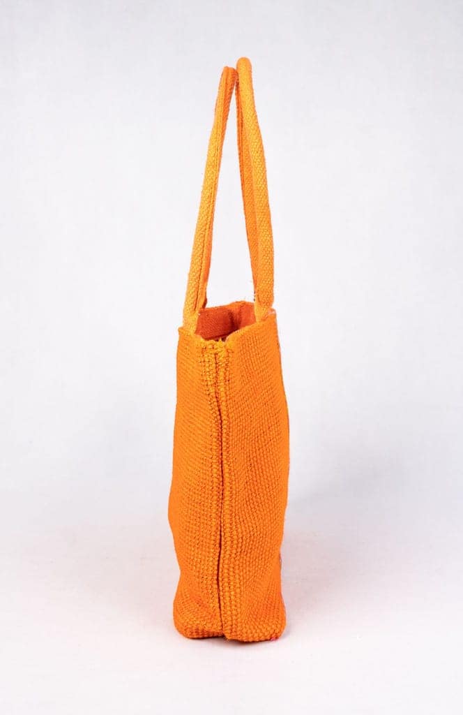 Women hand bag-orange view 4