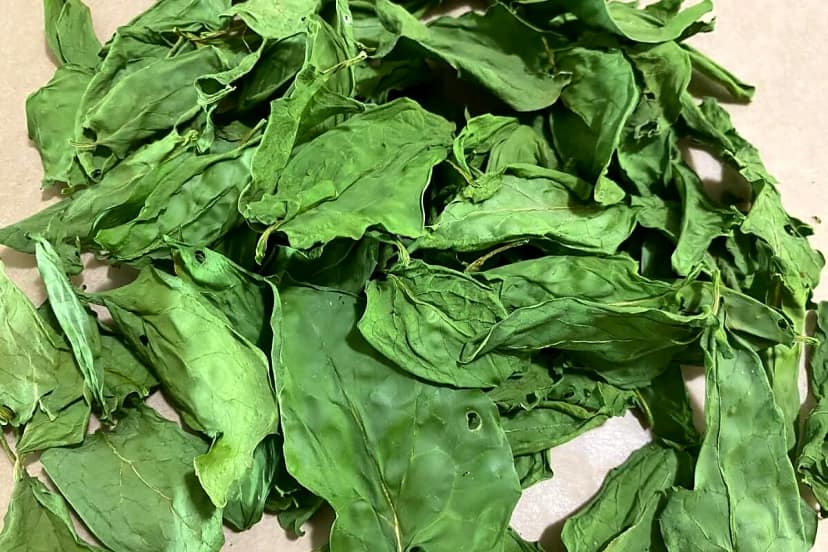 Premium Sun (Solar)Dried Spinach Powder /Leaves by Nirvi Foods view 3