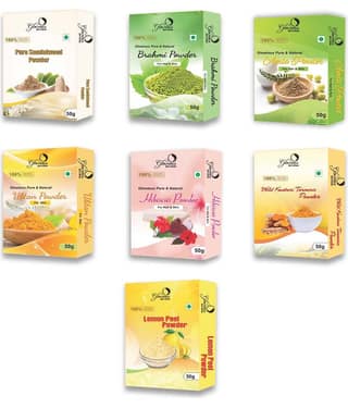 glowious - Skin Toning Face Pack for Normal Skin ( Pack of 7 )