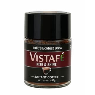 Vistafe Rise & Shine Pure Instant Coffee for Strong Energy