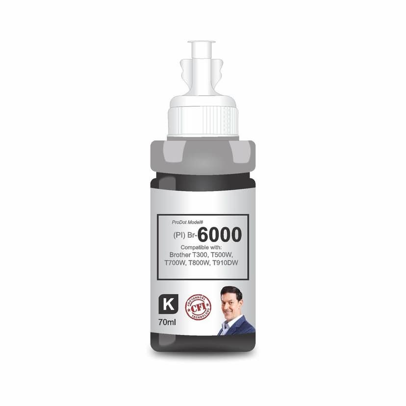 ProDot Br B5000/B6000 Inkjet Ink Refill Compatible with Brother DCP- T300, T310, T500W, T510W, T700W, T710W, T800W, T810W, MFC-T910DW, T4000DW, T4500DW Ink Tank Printers