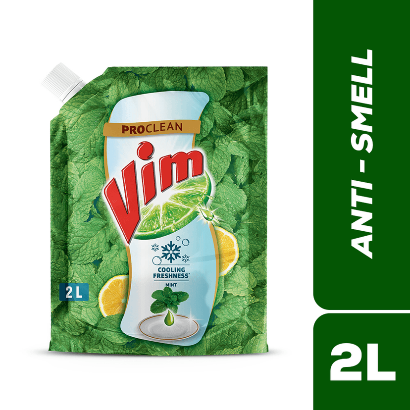 Vim Dishwash Anti Smell Liquid|| Pudina