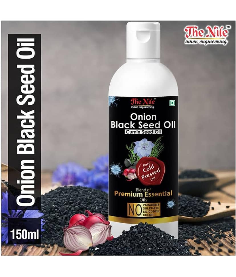 The Nile Black Seed 150 ML + Olive Oil 200 ML Hair Oil 350 mL Pack of 2 view 2
