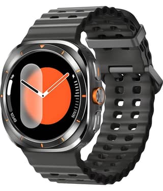 VEhop IPS LCD BT Calling Smart Watch with Silicone Strap Upto 1-2 days Backup ( Black )