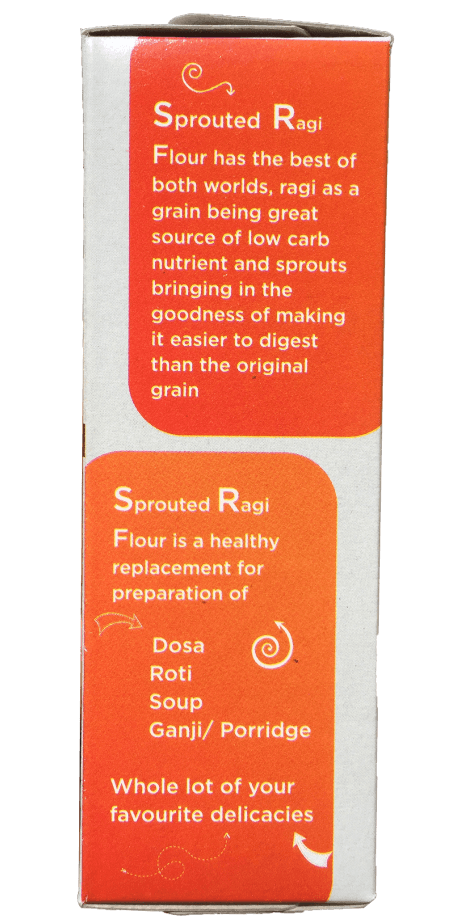 Rampura Organic Ragi - Sprouted Flour - 300 g view 2
