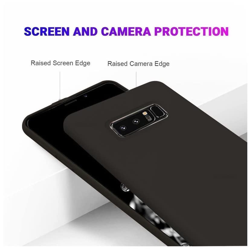 LIRAMARK Liquid Silicone Soft Back Cover Case for Samsung Galaxy Note 8 view 4