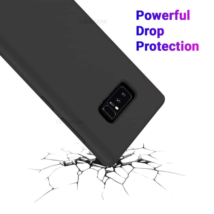 LIRAMARK Liquid Silicone Soft Back Cover Case for Samsung Galaxy Note 8 view 5