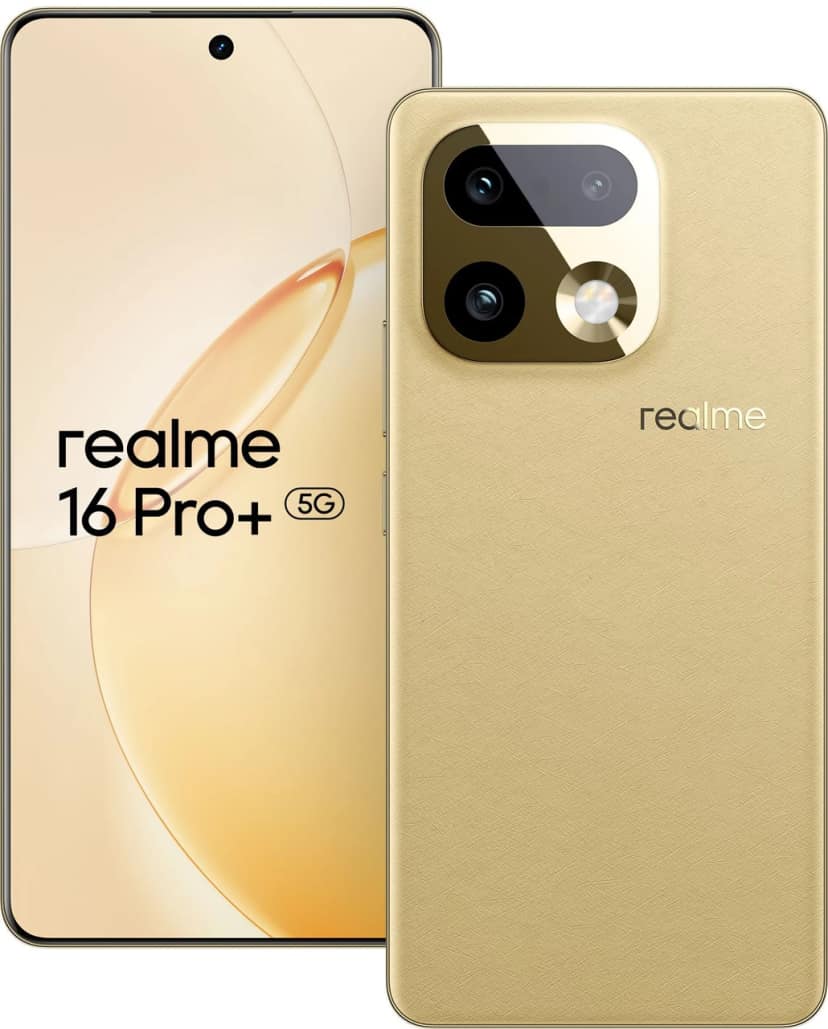 REALME 16 PRO+ (Master Gold, 8GB RAM, 128GB Storage)